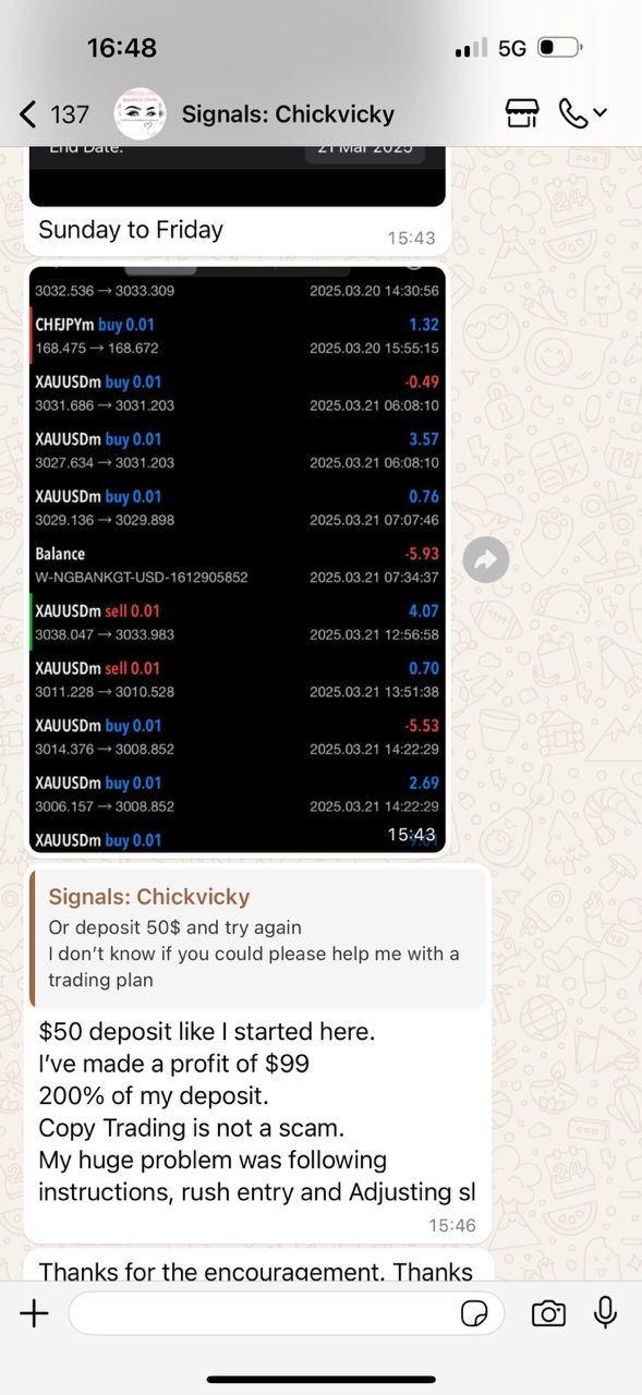 Vicky C. testimonial screenshot