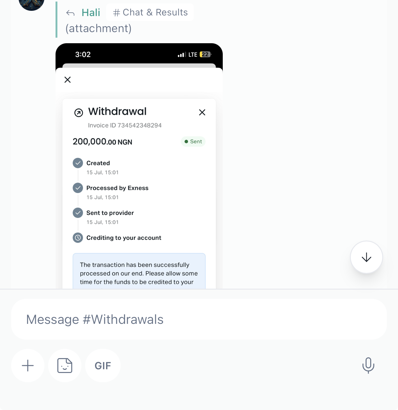 Chinaza U. testimonial screenshot