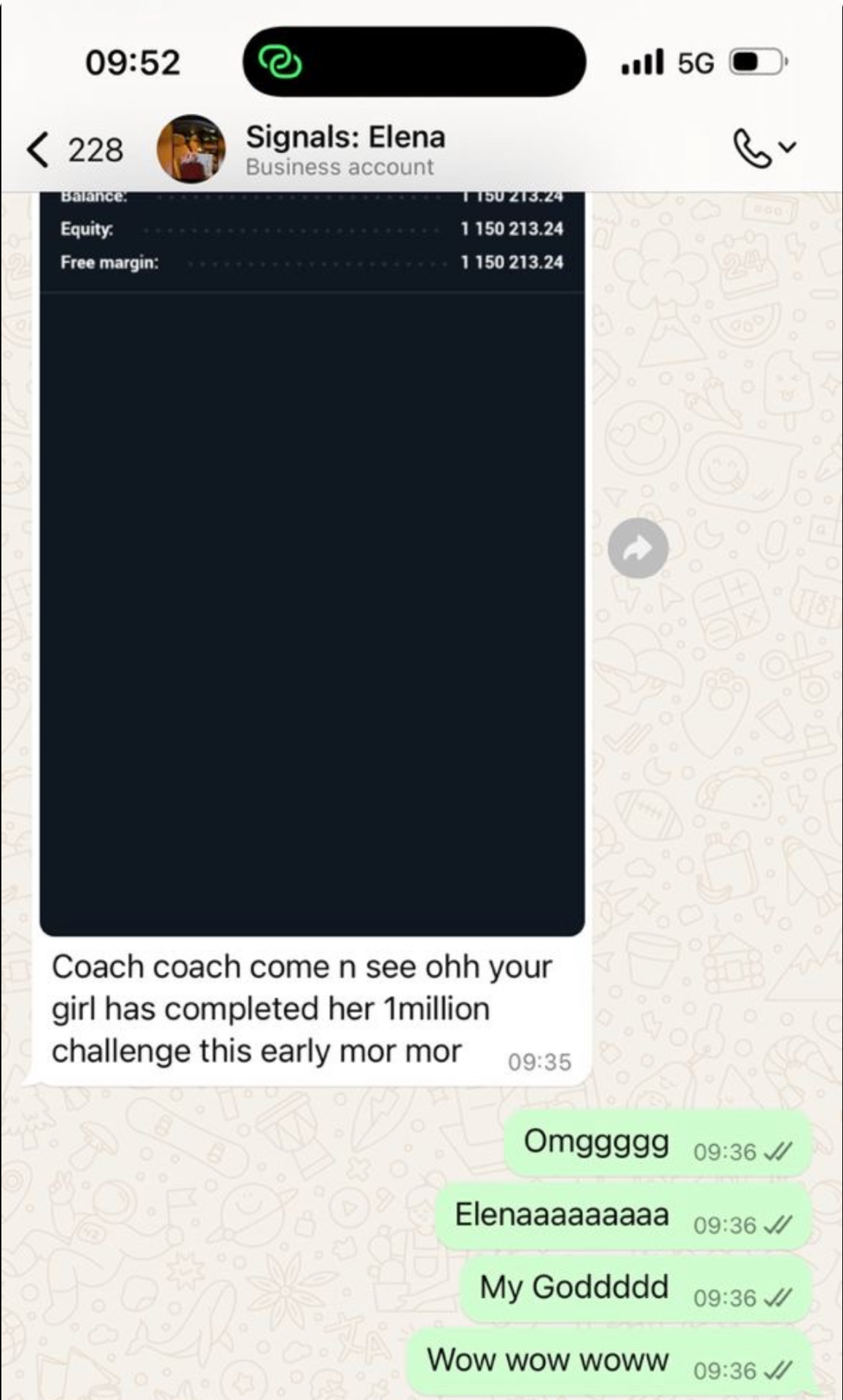 Elena O. testimonial screenshot